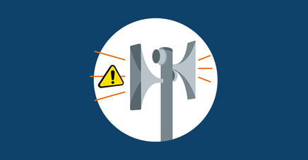 Aufnahme eines Handybildschirms mit der Probewarnung am 11. September um 11 Uhr